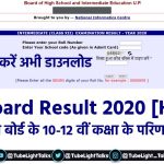 UP Board Result 2020 10 and 12 classes hindi