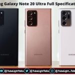 Samsung Galaxy Note 20 Ultra Full Specifications price india