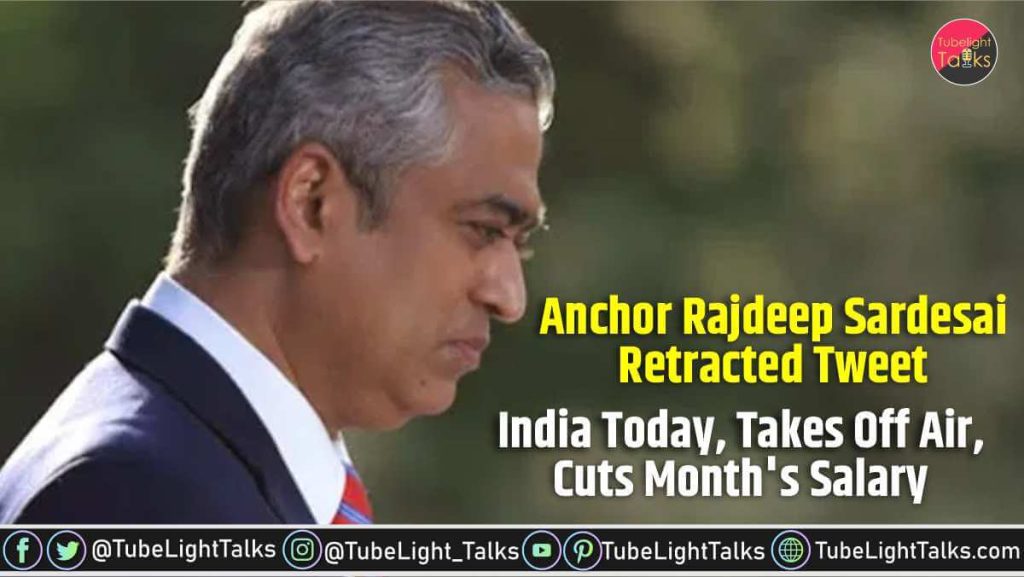 Anchor Rajdeep Sardesai spread fake news