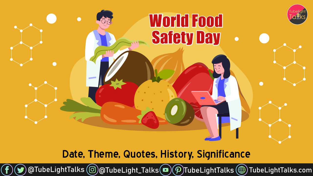 World Food Safety Day 2022 [Hindi] Theme, History, Quotes, Importance