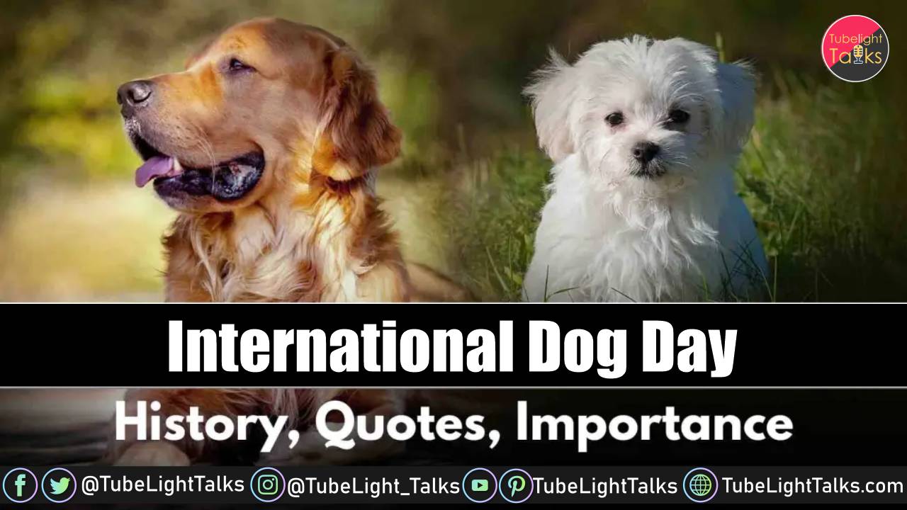 International Dog Day 2022 [Hindi] History, Quotes, Importance