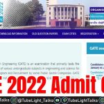 GATE 2022 Admit Card in hindi