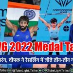 CWG 2022 Medal Tally साक्षी, बजरंग, दीपक ने जीते गोल्‍ड मेडल