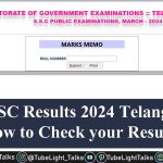 TS SSC Results 2024 Telangana How to Check your Result