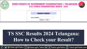 TS SSC Results 2024 Telangana How to Check your Result