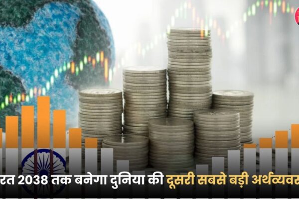 भारत 2038 तक बनेगा दुनिया की दूसरी सबसे बड़ी अर्थव्यवस्था