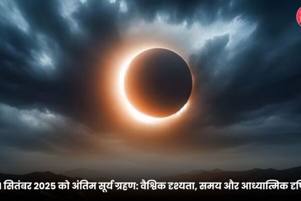 21 सितंबर 2025 को अंतिम सूर्य ग्रहण वैश्विक दृश्यता, समय और आध्यात्मिक दृष्टि