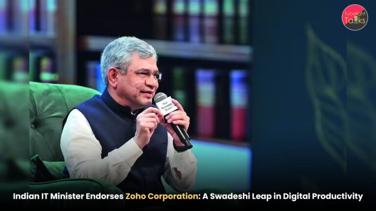 Indian IT Minister Endorses Zoho Corporation A Swadeshi Leap in Digital Productivity