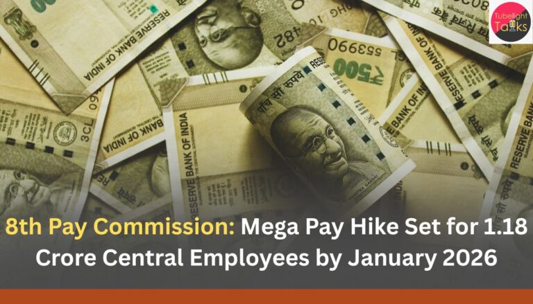 8th Pay Commission Mega Pay Hike Set for 1.18 Crore Central Employees by January 2026