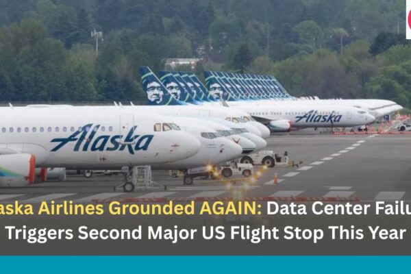 Alaska Airlines Grounded AGAIN Data Center Failure Triggers Second Major US Flight Stop This Year