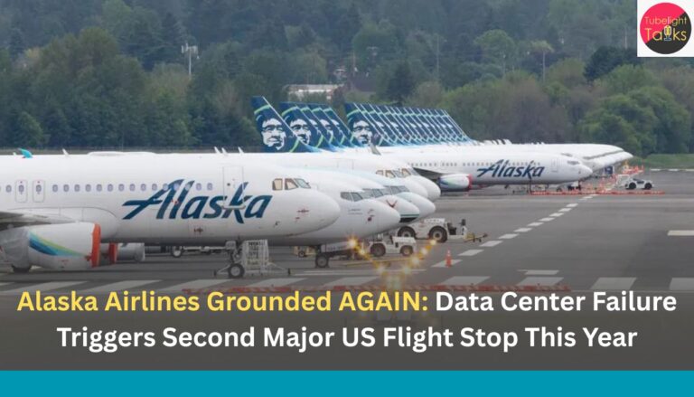 Alaska Airlines Grounded AGAIN Data Center Failure Triggers Second Major US Flight Stop This Year