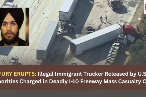FURY ERUPTS Illegal Immigrant Trucker Released by U.S. Authorities Charged in Deadly I-10 Freeway Mass Casualty Crash