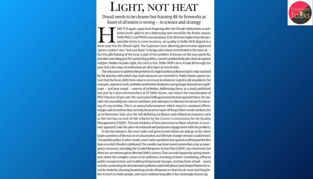 Surge in Air‑Pollution Following Diwali 2025 Across India