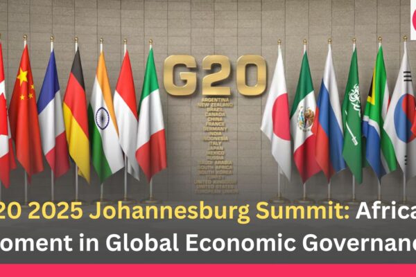 G20 2025 Johannesburg Summit Africa’s Moment in Global Economic Governance