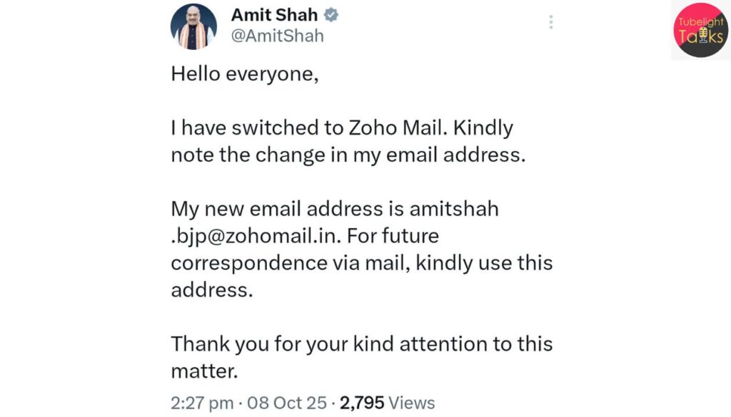 Goverment Migrates 12Lakh Emails to Zoho Mail