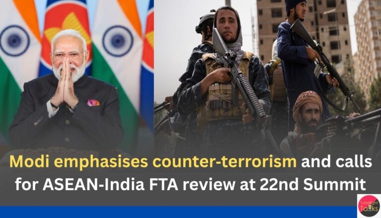 Modi emphasises counter‑terrorism and calls for ASEAN‑India FTA review at 22nd Summit