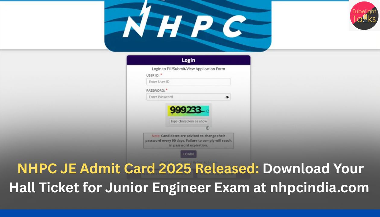 NHPC JE Admit Card 2025 Released Download Your Hall Ticket for Junior Engineer Exam at nhpcindia.com Check Date, Centres & Instructions