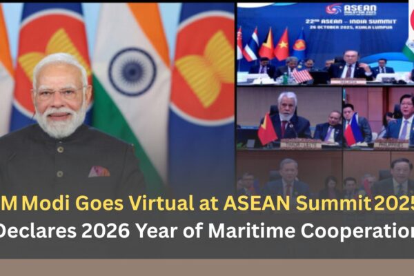 PM Modi Goes Virtual at ASEAN Summit 2025, Declares 2026 Year of Maritime Cooperation