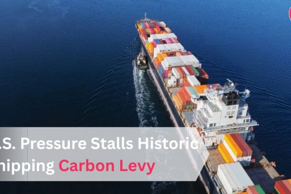 U.S. Pressure Stalls Historic Shipping Carbon Levy