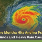 Cyclone Montha Hits Andhra Pradesh: Strong Winds and Heavy Rain Cause Chaos Cyclone Montha Hits Andhra Pradesh: Strong Winds and Heavy Rain Cause Chaos