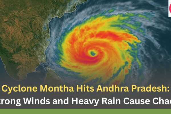 Cyclone Montha Hits Andhra Pradesh: Strong Winds and Heavy Rain Cause Chaos