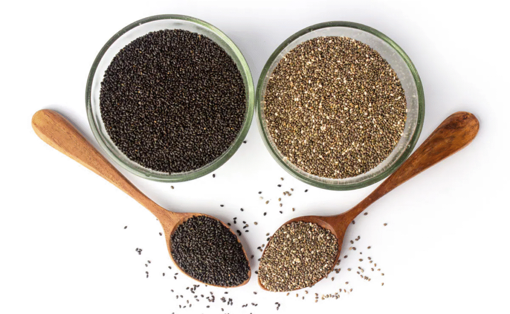 Chia Seeds vs Sabja Seeds