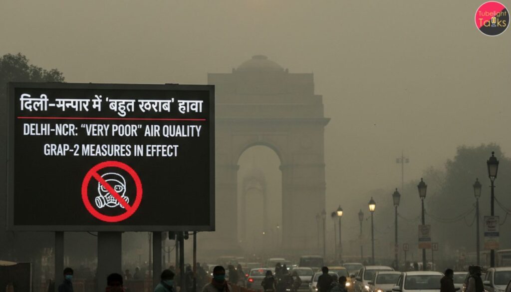 दिल्ली‑एनसीआर में ‘बहुत खराब’ हवा के बीच GRAP‑2 लागू