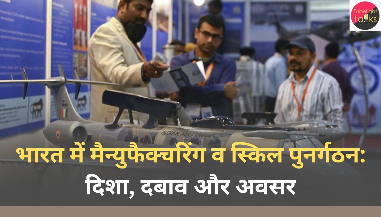 भारत में मैन्युफैक्चरिंग व स्किल पुनर्गठन दिशा, दबाव और अवसर
