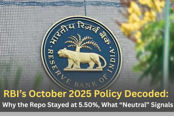 RBI’s October 2025 Policy Decoded: Why the Repo Stayed at 5.50%, What “Neutral” Signals, and How the New Liquidity Playbook Works