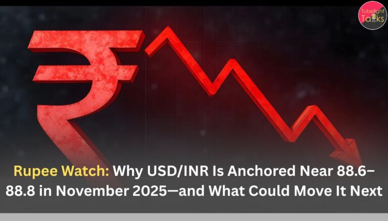 Rupee Watch: Why USD/INR Is Anchored Near 88.6–88.8 in November 2025—and What Could Move It Next