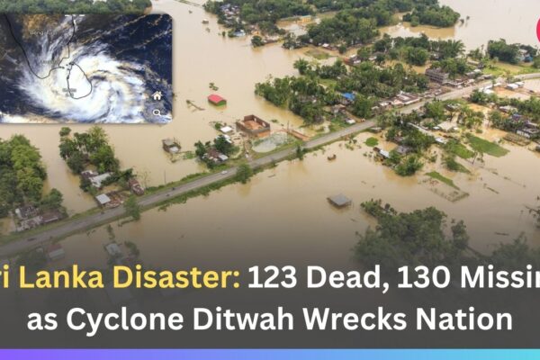 Sri Lanka Disaster: 123 Dead, 130 Missing as Cyclone Ditwah Wrecks Nation; India Leads Massive Relief Operation