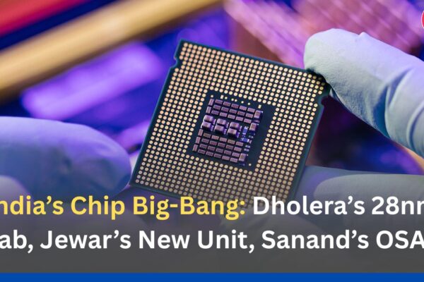 India’s Chip Big-Bang: Dholera’s 28nm Fab, Jewar’s New Unit, Sanand’s OSAT