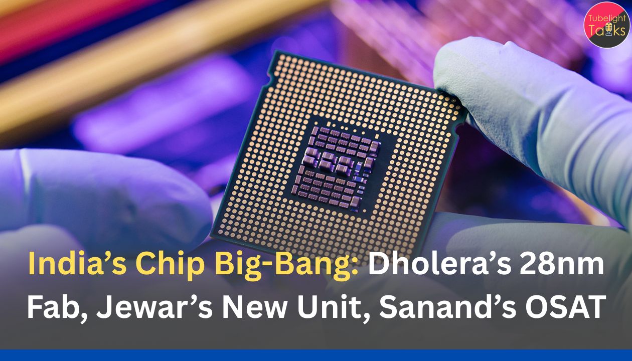 India’s Chip Big-Bang: Dholera’s 28nm Fab, Jewar’s New Unit, Sanand’s OSAT