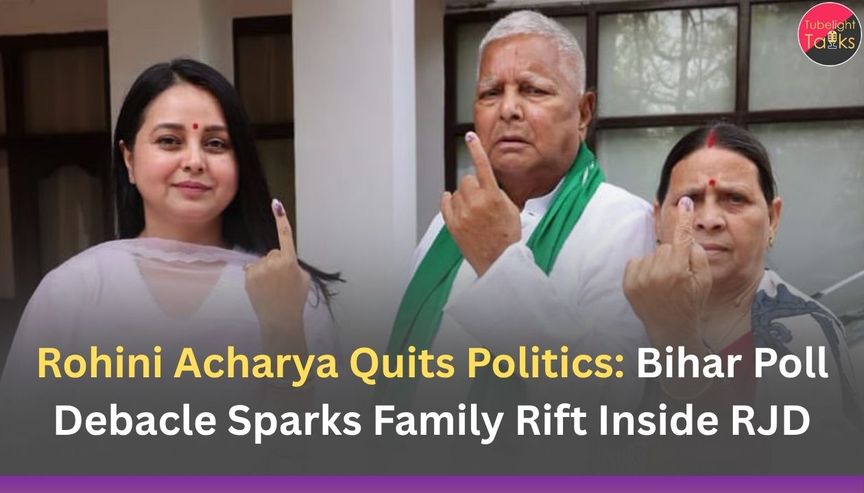 Rohini Acharya Quits Politics: Bihar Poll Debacle Sparks Family Rift Inside RJD