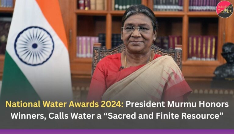 National Water Awards 2024: President Murmu Honors Winners, Calls Water a “Sacred and Finite Resource”