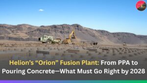 Helion’s “Orion” Fusion Plant: From PPA to Pouring Concrete—What Must Go Right by 2028