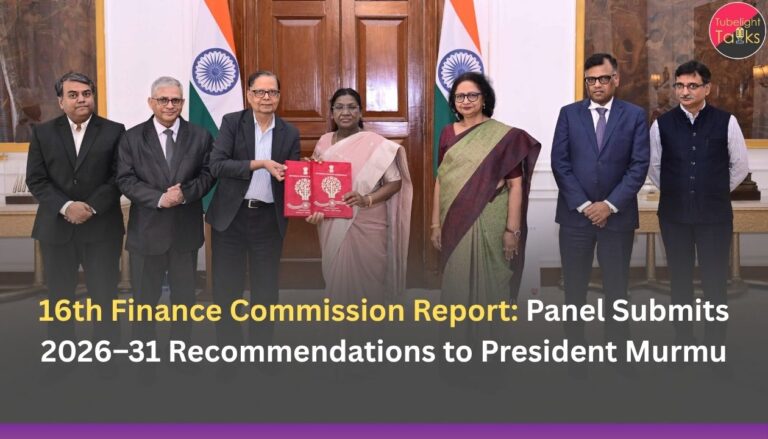 16th Finance Commission Report: Panel Submits 2026–31 Recommendations to President Murmu
