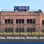 CBSE’s Two-Exam Year Begins 2026 for Class 10: Dates, Rules, Attendance, Results, and Class 12