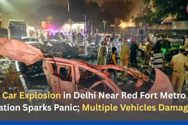 Car Explosion in Delhi Near Red Fort Metro Station Sparks Panic