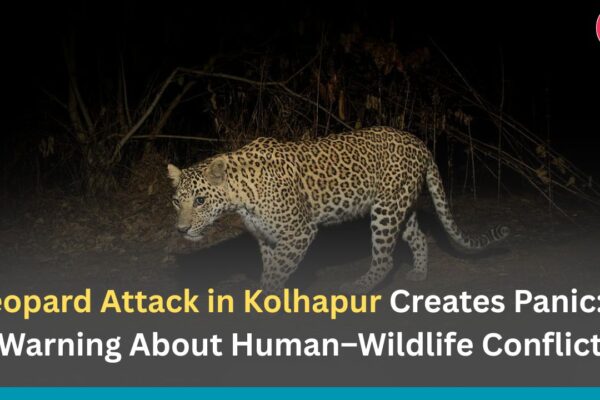 Leopard Attack in Kolhapur Creates Panic: A Warning About Human–Wildlife Conflict