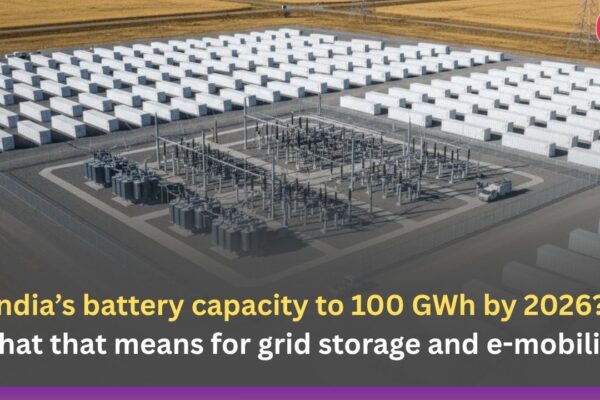 India’s battery capacity to 100 GWh by 2026?: What that means for grid storage and e-mobility