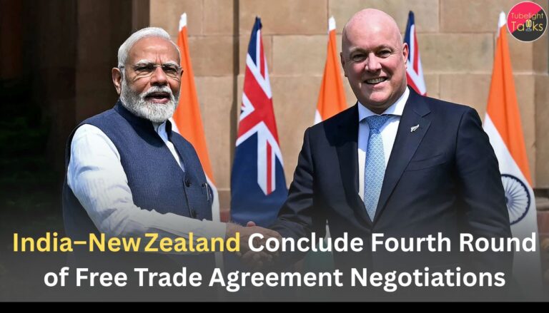 India–New Zealand Conclude Fourth Round of Free Trade Agreement Negotiations
