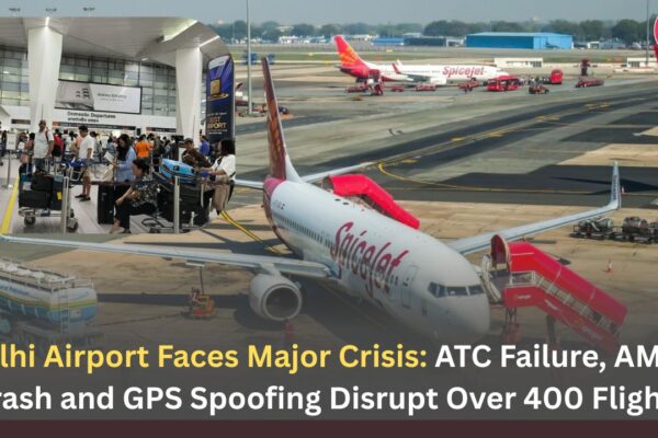 Delhi Airport Faces Major Crisis: ATC Failure, AMSS Crash and GPS Spoofing Disrupt Over 400 Flights