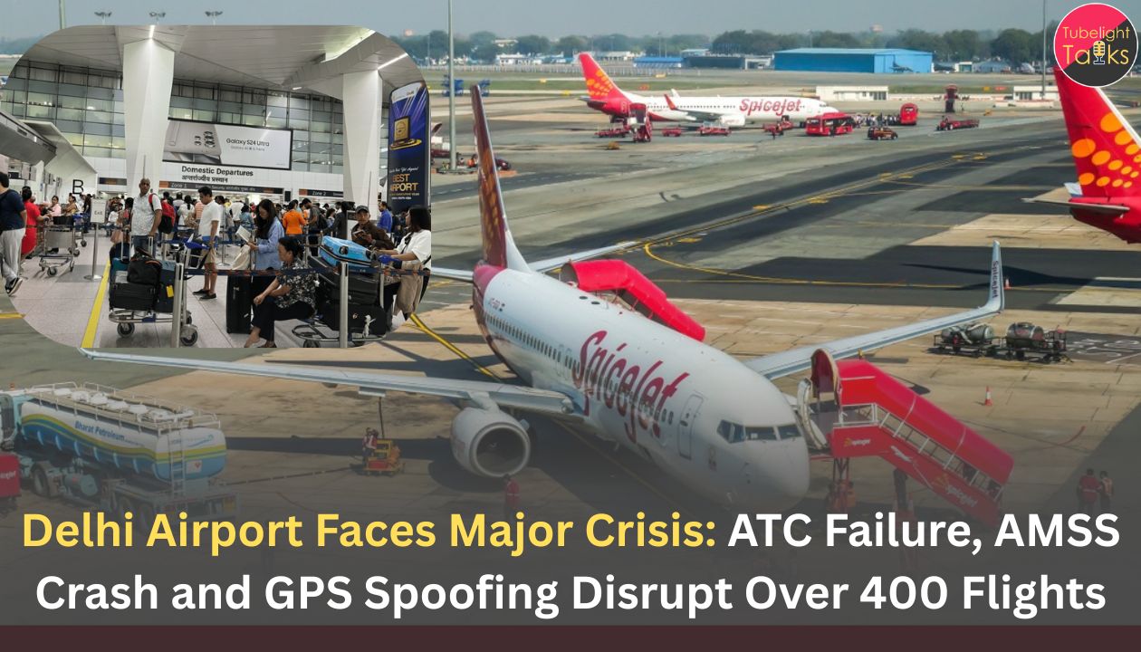 Delhi Airport Faces Major Crisis: ATC Failure, AMSS Crash and GPS Spoofing Disrupt Over 400 Flights