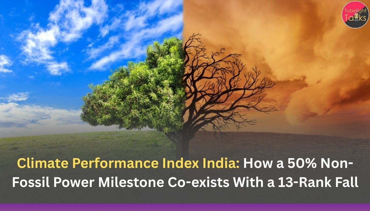 Climate Performance Index India: How a 50% Non-Fossil Power Milestone Co-exists With a 13-Rank Fall