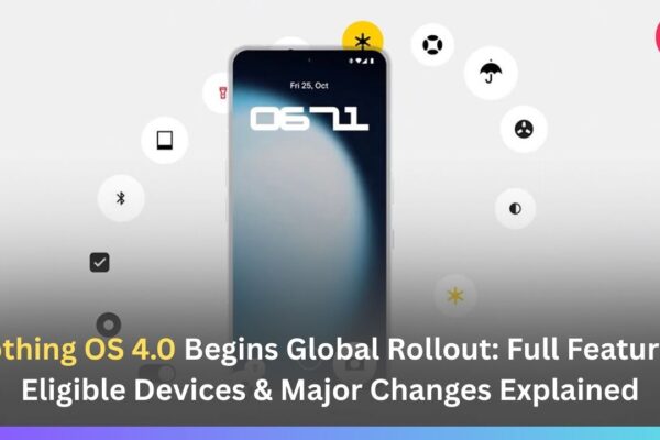 Nothing OS 4.0 Begins Global Rollout: Full Features, Eligible Devices & Major Changes Explained