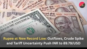 Rupee at New Record Low: Outflows, Crude Spike and Tariff Uncertainty Push INR to 89.79/USD