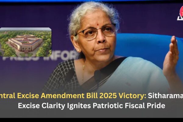 Central Excise Amendment Bill 2025 Victory: Sitharaman’s Excise Clarity Ignites Patriotic Fiscal Pride
