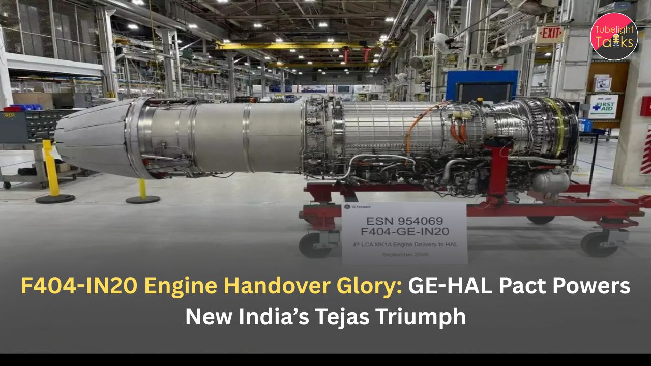 F404-IN20 Engine Handover Glory: GE-HAL Pact Powers New India’s Tejas Triumph
