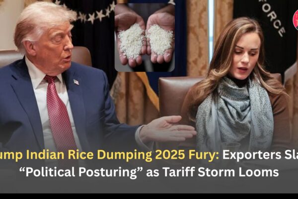 Trump Indian Rice Dumping 2025 Fury: Exporters Slam “Political Posturing” as Tariff Storm Looms